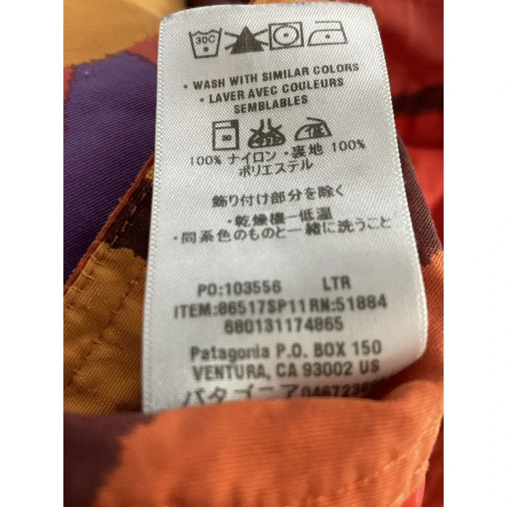 Patagonia Mens Orange Purple Floral 9